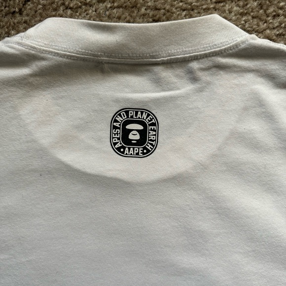 AAPE BY BAPE MOONFACE PRINTED TEE - Picture 5 of 8